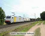 br-223253/208611/die-beiden-pct-loks-185-637-6- Die beiden PCT-Loks (185 637-6 & 223 xxx-x) kamen am 04.07.2012 mit einem VW-Autozug durch Vehrte in Richtung Bremen.